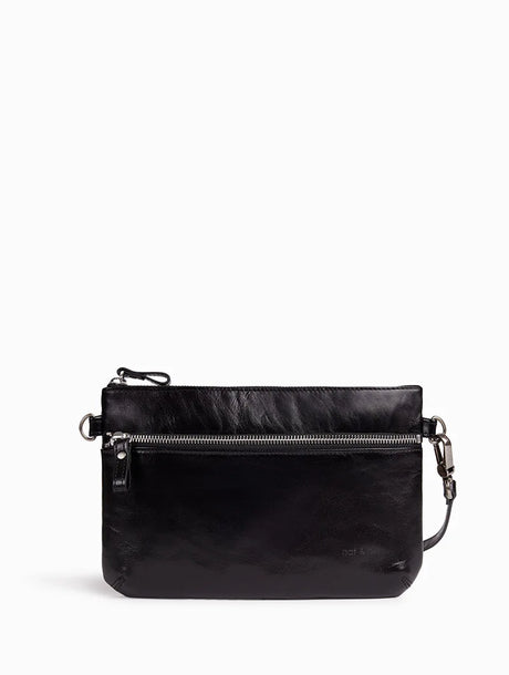Sac bandoulière Vicky Noir Glacé Nat & Nin