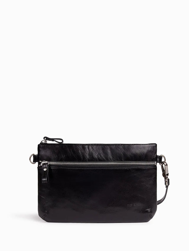 Sac bandoulière Vicky Noir Glacé Nat & Nin