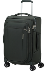 Valise cabine tissu extensible Respark 55/23cm Kaki Samsonite