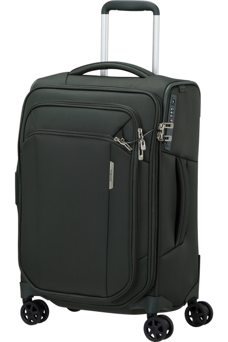 Valise cabine tissu extensible Respark 55/23cm Kaki Samsonite