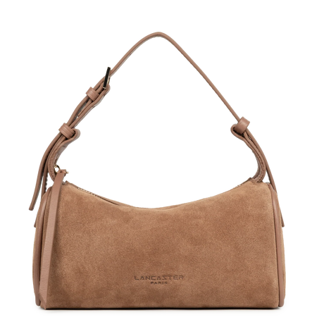 Petit Sac à main Suède Cube camel Lancaster