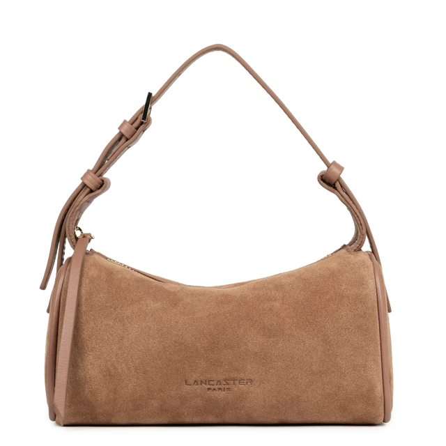 Petit Sac à main Suède Cube camel Lancaster