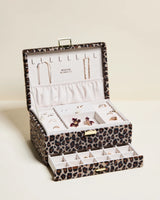 Boite à bijoux Denise velours Leopard Maison Scarlett – vue 3