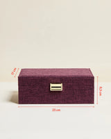 Boite à bijoux Louise Lin Prune Maison Scarlett – vue 2