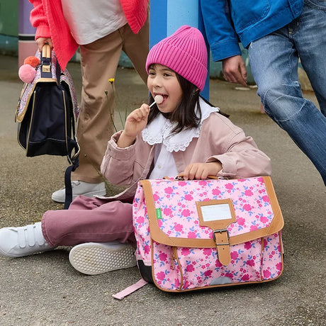 Cartable Aurore rose 38 cm Tann's – vue 2