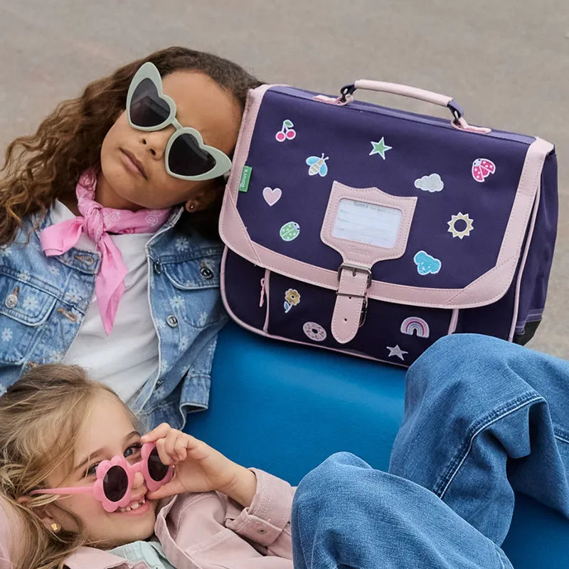 Cartable Joy violet 38 cm Tann's – vue 4