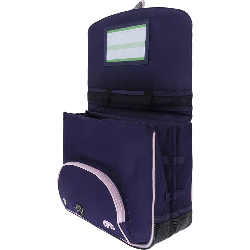 Cartable Joy violet 38 cm Tann's – vue 3