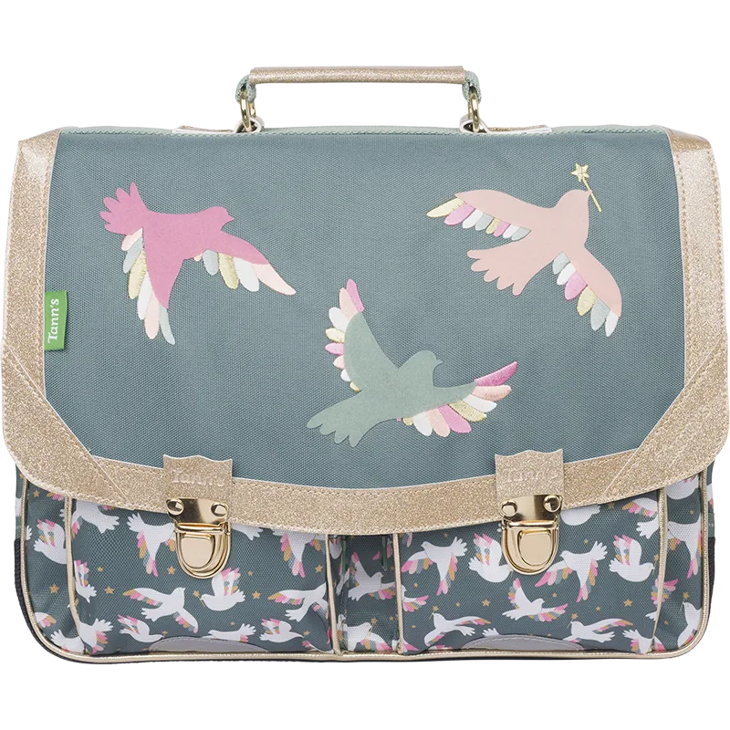 Cartable Noemie vert 38 cm Tann's