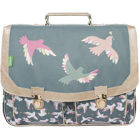 Cartable Noemie vert 38 cm Tann's