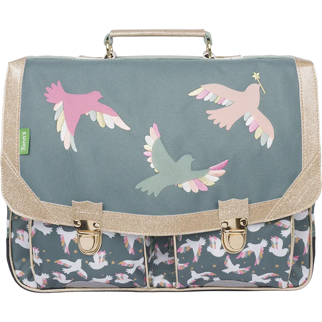 Cartable Noemie vert 38 cm Tann's