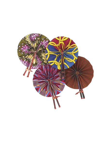 Eventail wax multicolore Bagatelle – vue 2