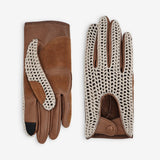 Gants cuir vélo/trottinette touche tactile Cork Glove Story