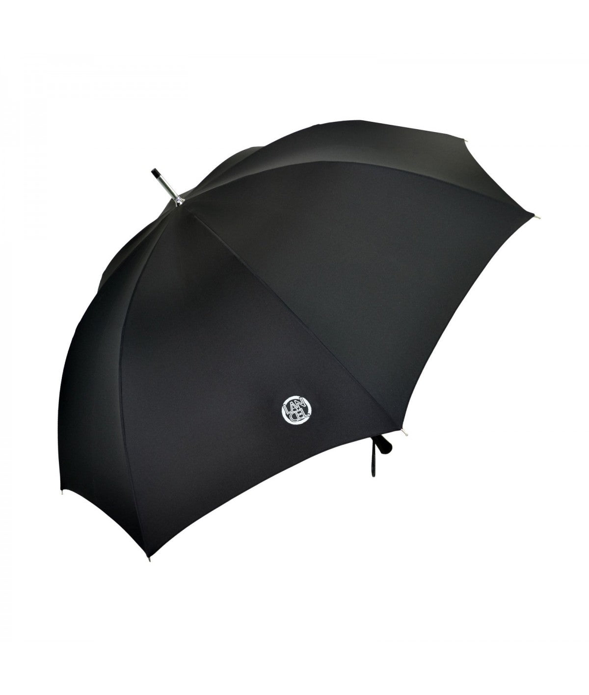 LANCEL PARAPLUIE  - Parapluie golf long Lancel à broderie Noir