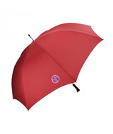 LANCEL PARAPLUIE  - Parapluie golf long Lancel à broderie Rouge