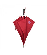 LANCEL PARAPLUIE  - Parapluie golf long Lancel à broderie Rouge