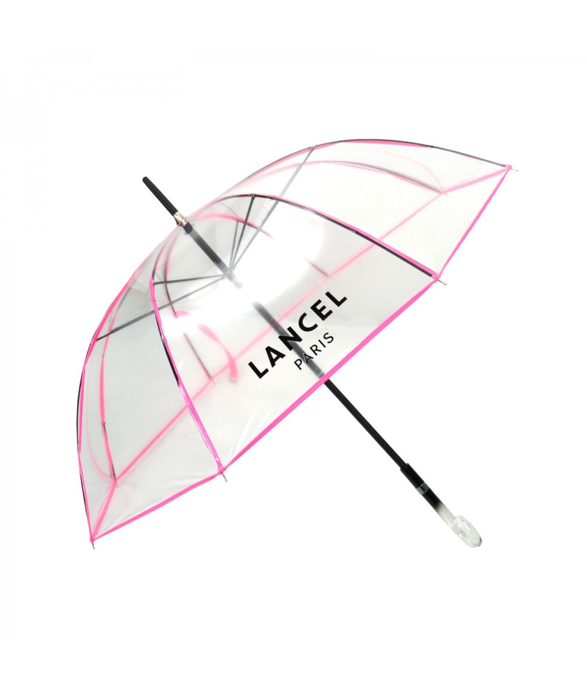 Parapluie Lancel  - Parapuie Long transparent Rose fluo
