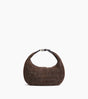 Sac baguette Juliette en cuir velours effet croco Le Tanneur