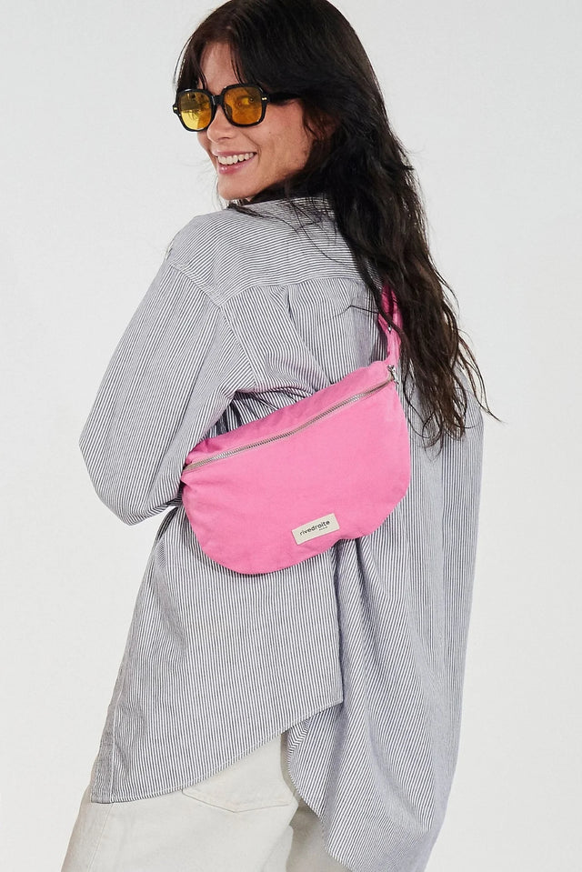 Sac banane Custine Rose Bonbon Rive Droite