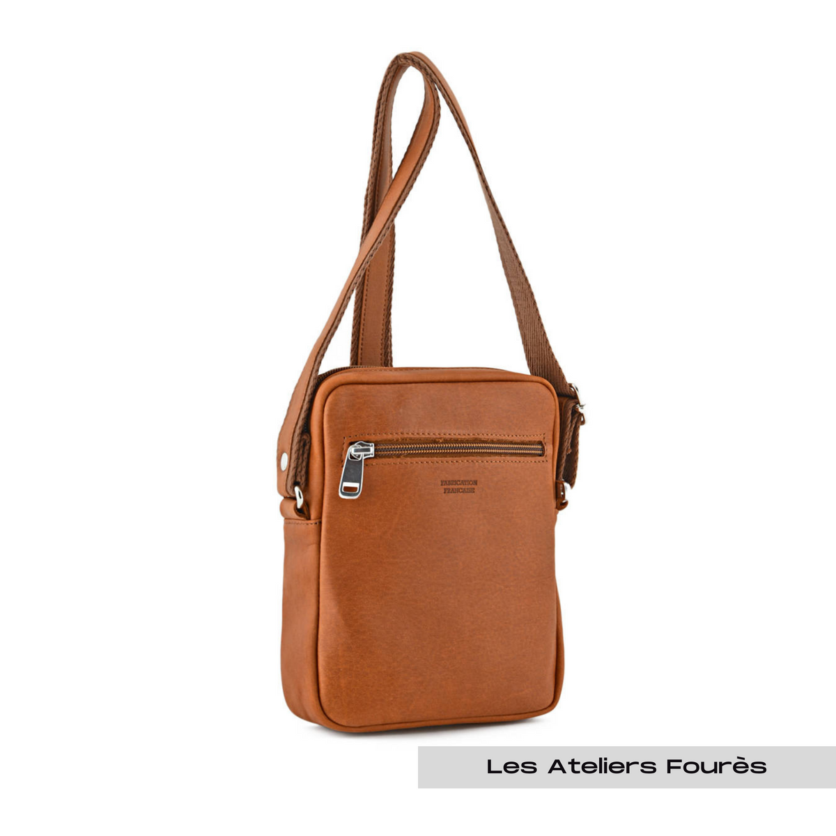 Sac bandoulière cuir Baroudeur Les Ateliers Fourès – vue 7