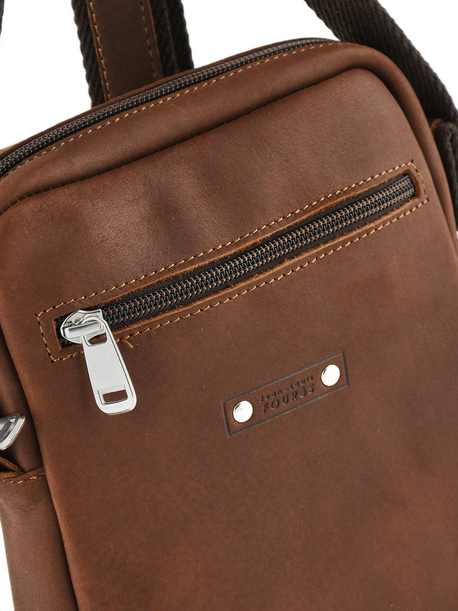 Sac bandoulière cuir Baroudeur Les Ateliers Fourès – vue 5