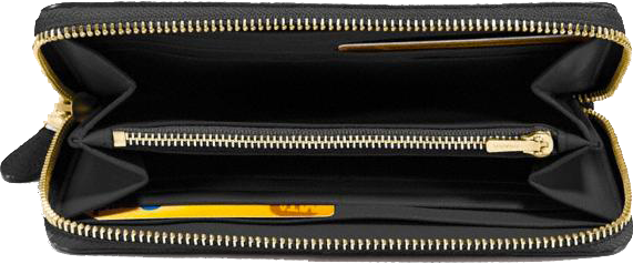 Petite maroquinerie Portefeuille long zipée Noir Coach – vue 2