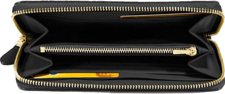 Petite maroquinerie Portefeuille long zipée Noir Coach – vue 2