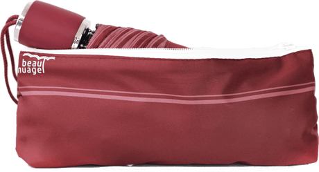 Parapluie pliant L'Original Rouge Grenat Beau Nuage – vue 2
