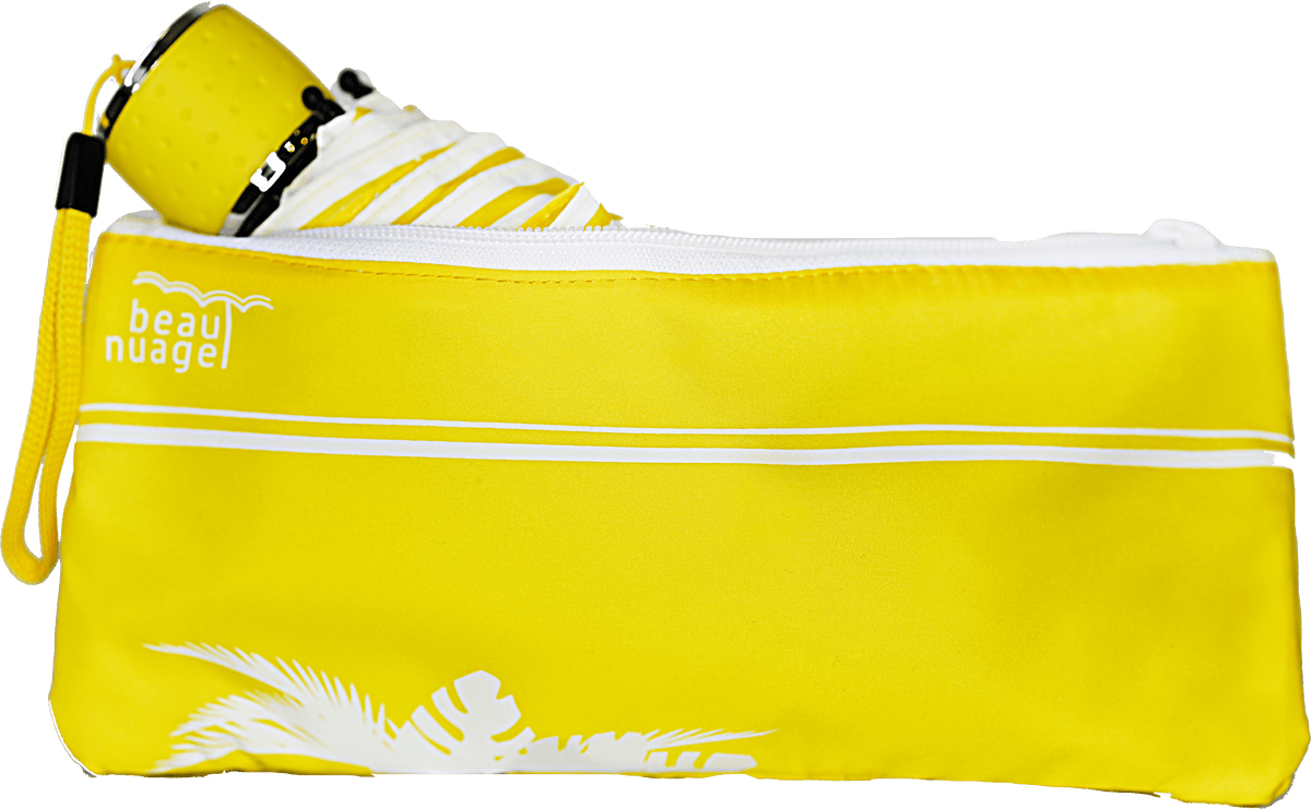 Parapluie pliant Le Mini Jaune Etoilé Beau Nuage – vue 2