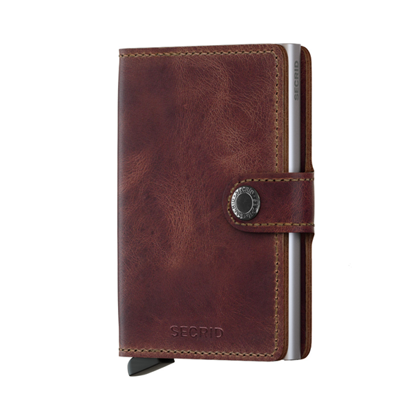 Porte cartes Miniwallet Vintage Brown Secrid
