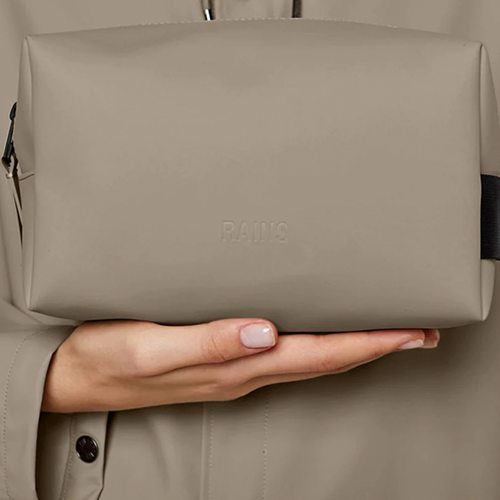 Trousse de toilette Taupe Rains – vue 3