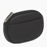 Porte monnaie homme zippé cuir grainé modèle Charles Noir Le Tanneur – vue 3