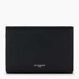 Portefeuille femme modèle Emilie en cuir grainé couleur noir Le Tanneur