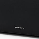 Portefeuille femme modèle Emilie en cuir grainé couleur noir Le Tanneur – vue 2