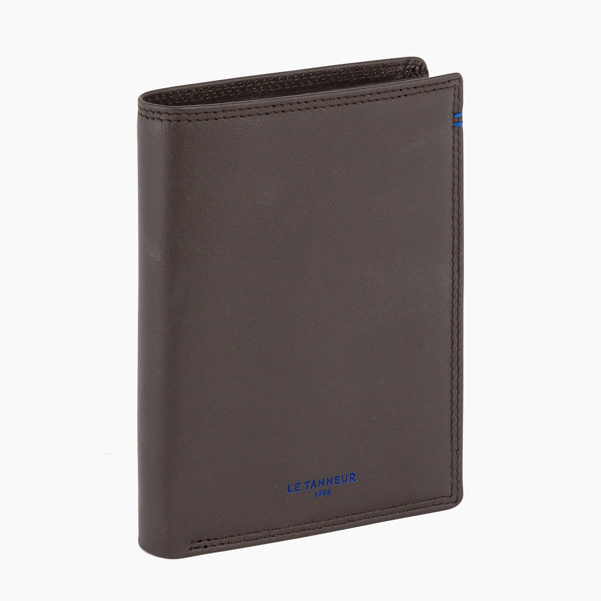 Portefeuille vertical homme zippé Marron Le Tanneur – vue 5