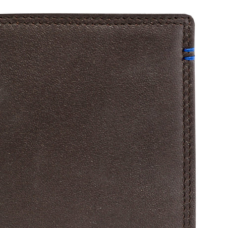 Portefeuille vertical homme zippé Marron Le Tanneur – vue 2