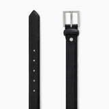Ceinture homme en cuir noir au tannage végétal Le Tanneur – vue 2