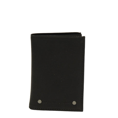 Mini portefeuille zippé Baroudeur Les Ateliers Fourès noir