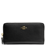 Petite maroquinerie Portefeuille long zipée Noir Coach